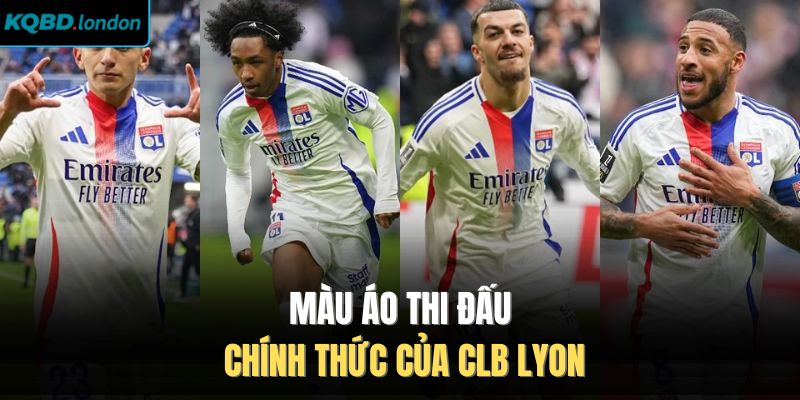 Màu áo thi đấu chính thức của CLB Lyon