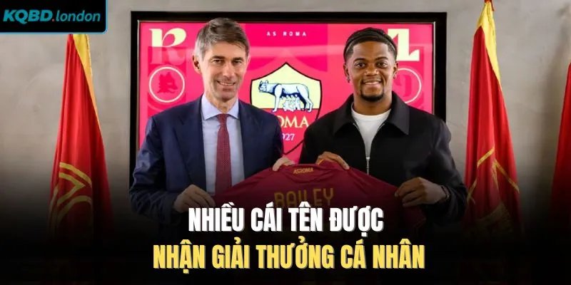 Nhiều cái tên được nhận giải thưởng cá nhân