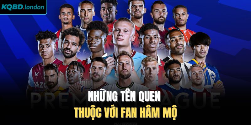 Những tên quen thuộc với fan hâm mộ