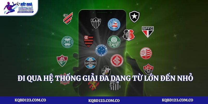 Đi qua hệ thống giải đa dạng từ lớn đến nhỏ