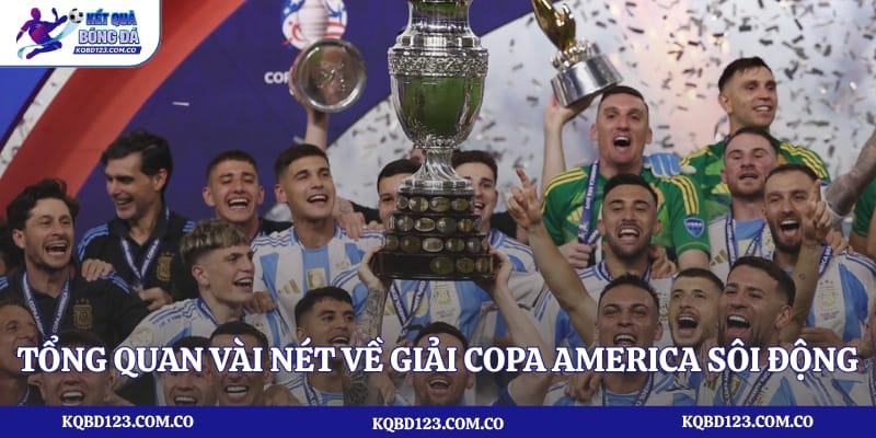 Tổng quan vài nét về giải Copa America sôi động